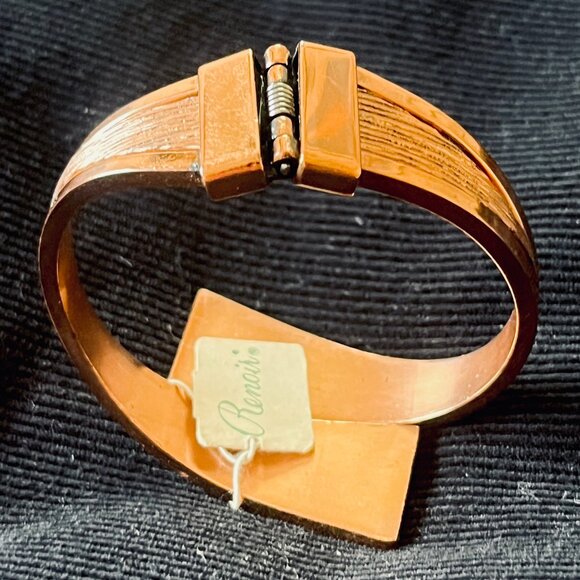 Vintage Renoir Copper Bracelet & Earrings Set - Mid-Century - Picture 3 of 6